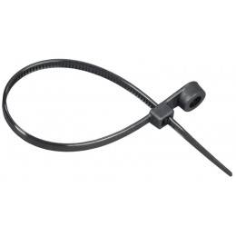 Хомут 3.6х150мм P6.6 с винтовым креплением черн. (уп.100шт) IEK UHH12-D036-150-100-K02