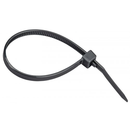 Хомут 4.8х160мм P6.6 съемный черн. (уп.100шт) IEK UHH13-D048-160-100-K02