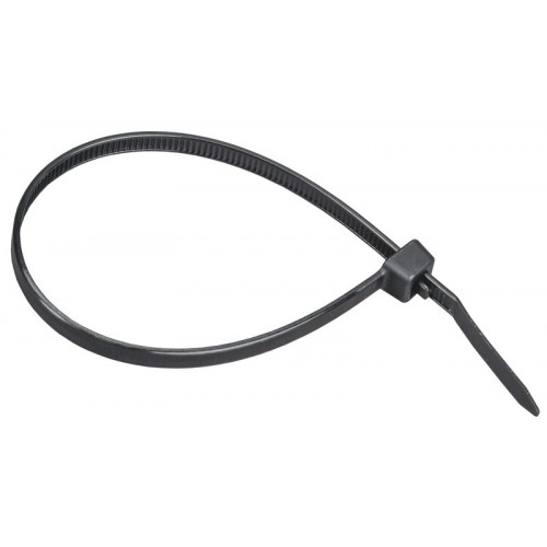 Хомут 4.8х200мм P6.6 съемный черн. (уп.100шт) IEK UHH13-D048-200-100-K02
