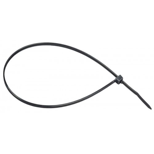 Хомут 4.8х370мм P6.6 съемный черн. (уп.100шт) IEK UHH13-D048-370-100-K02