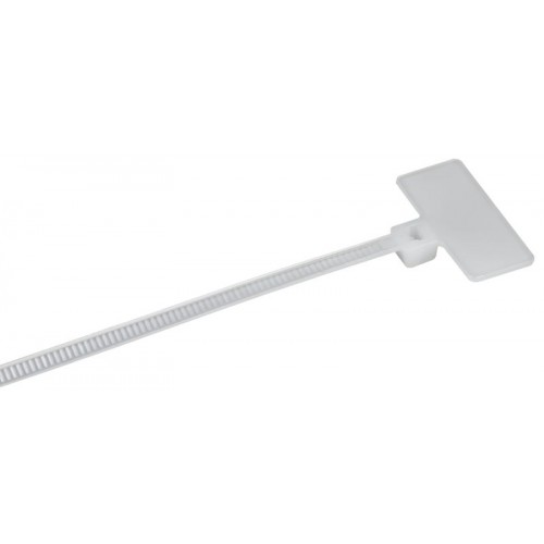 Хомут 2.5х110мм P6.6 маркерный бел. (уп.100шт) IEK UHH14-D025-110-100-K01