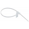 Хомут 2.5х200мм P6.6 маркерный бел. (уп.100шт) IEK UHH14-D025-200-100-K01
