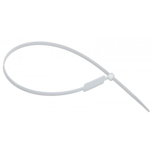 Хомут 4.8х370мм P6.6 маркерный бел. (уп.100шт) IEK UHH14-D048-370-100-K01