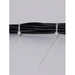 Хомут кабельный 2.5х150 нейл. бел. (уп.100шт) IEK UHH31-D025-150-100