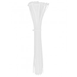 Хомут кабельный 2.5х250 нейл. бел. (уп.100шт) IEK UHH31-D025-250-100