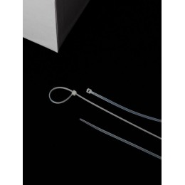 Хомут кабельный 2.5х250 нейл. бел. (уп.100шт) IEK UHH31-D025-250-100