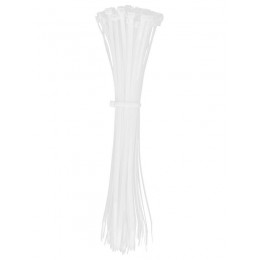 Хомут кабельный 4.8х300 нейл. бел. (уп.100шт) IEK UHH31-D048-300-100