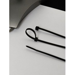 Хомут кабельный 3.6х200 нейл. черн. (уп.100шт) IEK UHH32-D036-200-100