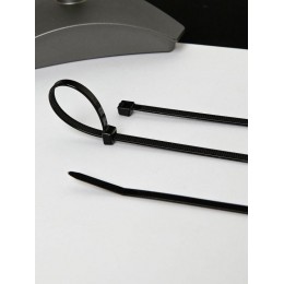 Хомут кабельный 4.8х200 нейл. черн. (уп.100шт) IEK UHH32-D048-200-100