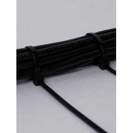 Хомут кабельный 4.8х300 нейл. черн. (уп.100шт) IEK UHH32-D048-300-100