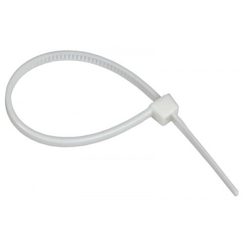 Хомут 2.5х100мм P6.6 самозатухающий бел. (уп.100шт) IEK UHH90-D025-100-100-K01