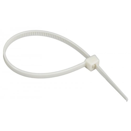 Хомут 3.6х150мм P6.6 самозатухающий бел. (уп.100шт) IEK UHH90-D036-150-100-K01