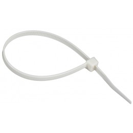 Хомут 4.8х200мм P6.6 самозатухающий бел. (уп.100шт) IEK UHH90-D048-200-100-K01