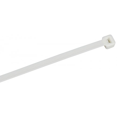 Хомут 4.8х300мм P6.6 самозатухающий бел. (уп.100шт) IEK UHH90-D048-300-100-K01