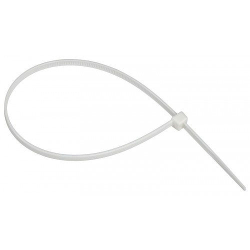 Хомут 4.8х300мм P6.6 самозатухающий бел. (уп.100шт) IEK UHH90-D048-300-100-K01