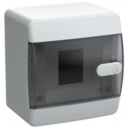 Корпус ЩРН-П-4 UNION Compact IP41 черн. прозр. дверь пластик. IEK UIC-KP12-N-04-41-K01