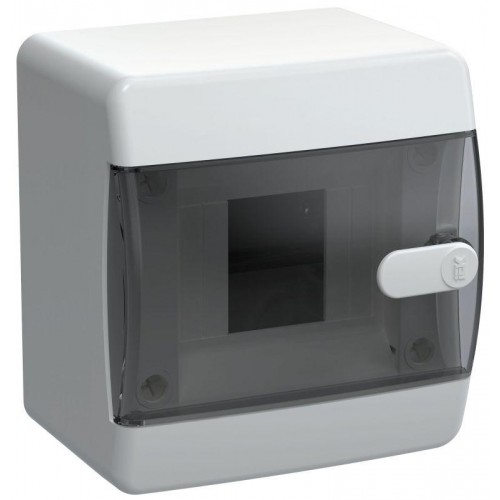Корпус ЩРН-П-4 UNION Compact IP41 черн. прозр. дверь пластик. IEK UIC-KP12-N-04-41-K01