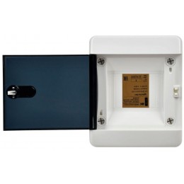 Корпус ЩРН-П-4 UNION Compact IP41 черн. прозр. дверь пластик. IEK UIC-KP12-N-04-41-K01
