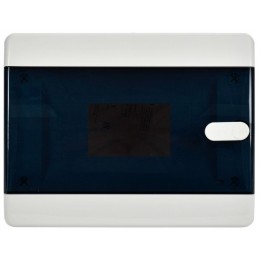 Корпус ЩРН-П-8 UNION Compact IP41 черн. прозр. дверь пластик. IEK UIC-KP12-N-08-41-K01