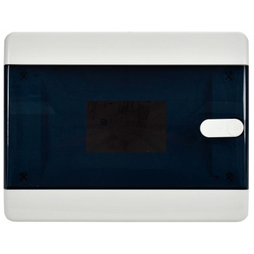 Корпус ЩРН-П-8 UNION Compact IP41 черн. прозр. дверь пластик. IEK UIC-KP12-N-08-41-K01