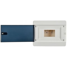 Корпус ЩРН-П-8 UNION Compact IP41 черн. прозр. дверь пластик. IEK UIC-KP12-N-08-41-K01