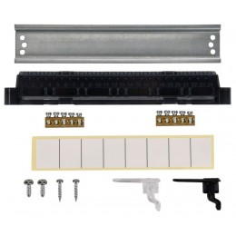 Корпус ЩРН-П-8 UNION Compact IP41 черн. прозр. дверь пластик. IEK UIC-KP12-N-08-41-K01