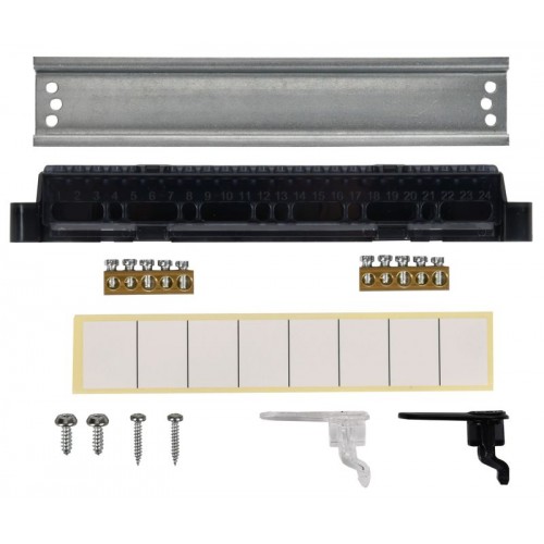 Корпус ЩРН-П-8 UNION Compact IP41 черн. прозр. дверь пластик. IEK UIC-KP12-N-08-41-K01