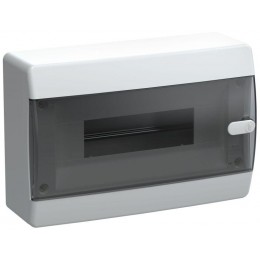 Корпус ЩРН-П-12 UNION Compact IP41 черн. прозр. дверь пластик. IEK UIC-KP12-N-12-41-K01