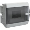 Корпус ЩРВ-П-6 UNION Compact IP41 черн. прозр. дверь пластик. IEK UIC-KP12-V-06-41-K01