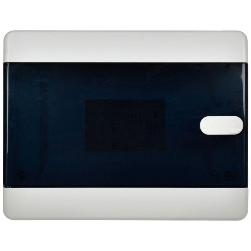 Корпус ЩРВ-П-8 UNION Compact IP41 черн. прозр. дверь пластик. IEK UIC-KP12-V-08-41-K01