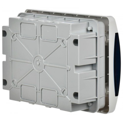 Корпус ЩРВ-П-8 UNION Compact IP41 черн. прозр. дверь пластик. IEK UIC-KP12-V-08-41-K01