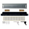 Корпус ЩРВ-П-8 UNION Compact IP41 черн. прозр. дверь пластик. IEK UIC-KP12-V-08-41-K01