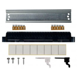 Корпус ЩРВ-П-8 UNION Compact IP41 черн. прозр. дверь пластик. IEK UIC-KP12-V-08-41-K01