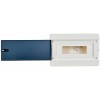 Корпус ЩРВ-П-12 UNION Compact IP41 черн. прозр. дверь пластик. IEK UIC-KP12-V-12-41-K01