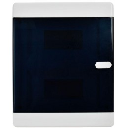 Корпус ЩРВ-П-18 UNION Compact IP41 черн. прозр. дверь пластик. IEK UIC-KP12-V-18-41-K01