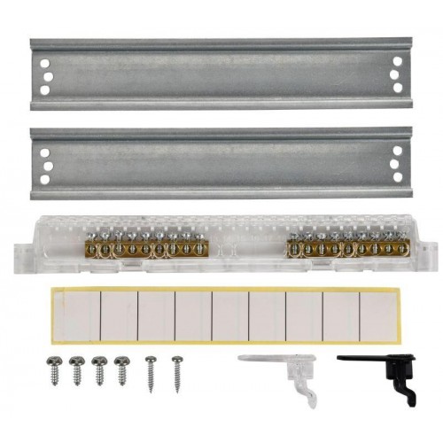 Корпус ЩРВ-П-18 UNION Compact IP41 черн. прозр. дверь пластик. IEK UIC-KP12-V-18-41-K01