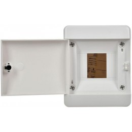 Корпус ЩРН-П-4 UNION Compact IP41 бел. дверь пластик. IEK UIC-KP13-N-04-41-K01