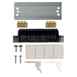 Корпус ЩРН-П-4 UNION Compact IP41 бел. дверь пластик. IEK UIC-KP13-N-04-41-K01