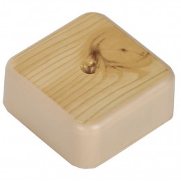 Коробка распаячная ОП 50х50х20 IP20 КМ41206-04 (4 клем. 3кв.мм) сосна IEK UKO10-050-050-020-K34