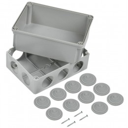 Коробка распаячная ОП 190х140х120 IP44 КМ41245 (10 каб.ввод.) IEK UKO10-190-140-120-K41-44