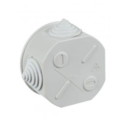 Коробка распаячная ОП 75х40 IP44 KM41237 (4 каб.ввод.) IEK UKO11-075-040-000-K41-44