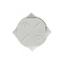 Коробка распаячная ОП 75х40 IP44 KM41237 (4 каб.ввод.) IEK UKO11-075-040-000-K41-44