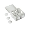 Коробка распаячная ОП 100х100х50 IP55 KM41234 IEK UKO11-100-100-050-K41-55