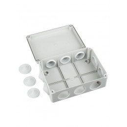 Коробка распаячная ОП 190х140х70 IP44 КМ41243 RAL7035 IEK UKO11-190-140-070-K41-44