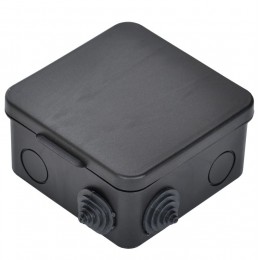 Коробка распаячная ОП 100х100х50 IP54 КМ41256 откид. крышка 8 гермовводов черн. IEK UKO31-100-100-050-K02-54