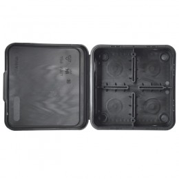 Коробка распаячная ОП 100х100х50 IP54 КМ41256 откид. крышка 8 гермовводов черн. IEK UKO31-100-100-050-K02-54