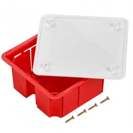 Коробка распаячная СП 92х92х45 IP20 КМ41001 (с саморезами с крышкой) IEK UKT11-092-092-040