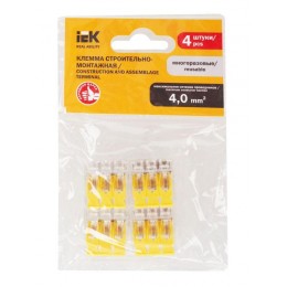 Клемма строительно-монтажная СМК 228-413 (уп.4шт) IEK UKZ60-413-004