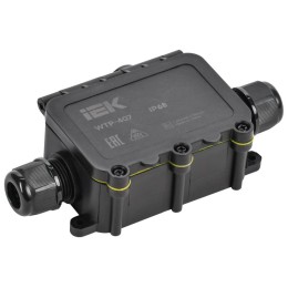 Коробка распределительная герметичная WTP-407 IP68 3 ввода IEK UWB10-T-450-40-03-68