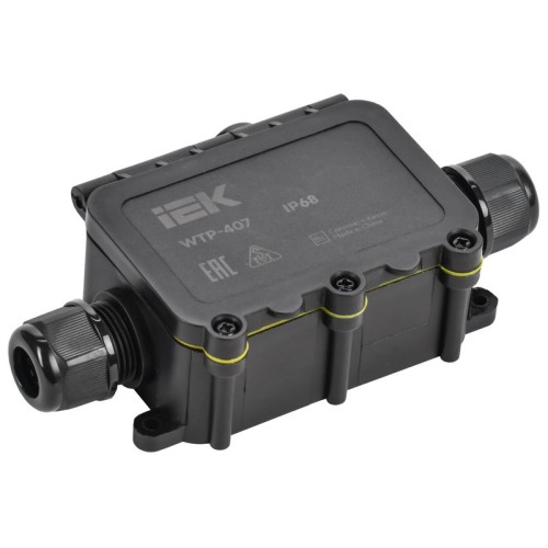 Коробка распределительная герметичная WTP-407 IP68 3 ввода IEK UWB10-T-450-40-03-68